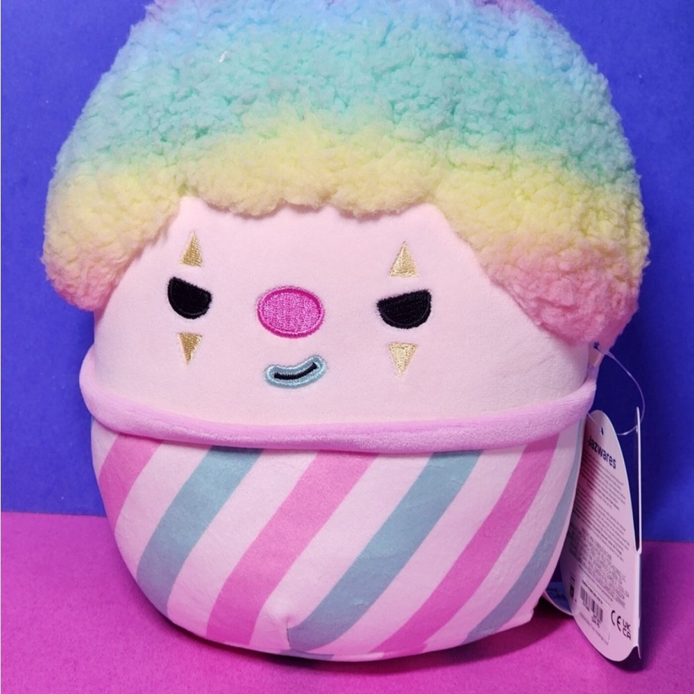 Squishmallows Pastel Rainbow Striped Plush Declan